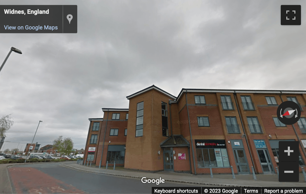 Street View image of The Business Hub @ Simms Cross, Widnes Road, Widnes Town Centre