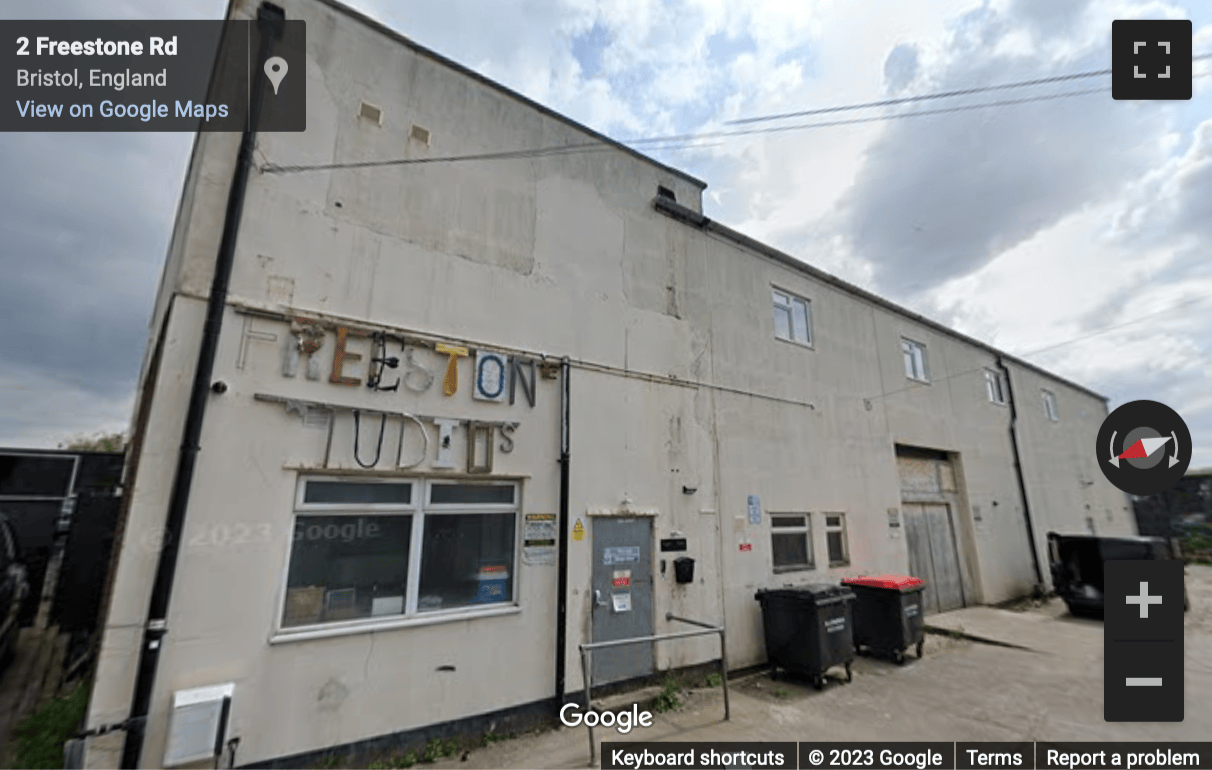 Street View image of Studio 12, Freestone Studios, Freestone Lane, St Philips, Bristol