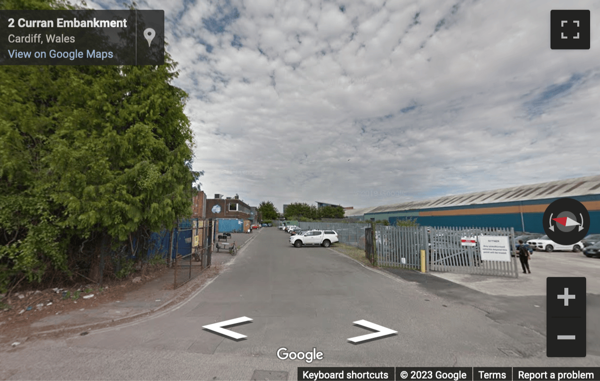 Street View image of Cardiff Containers, Williams Way, Curran Embankment