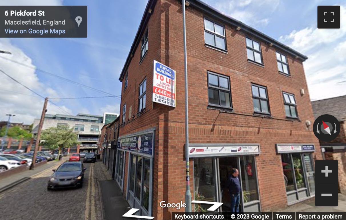 Street View image of Royal Buildings, 8 Pickford Street, Macclesfield, Cheshire