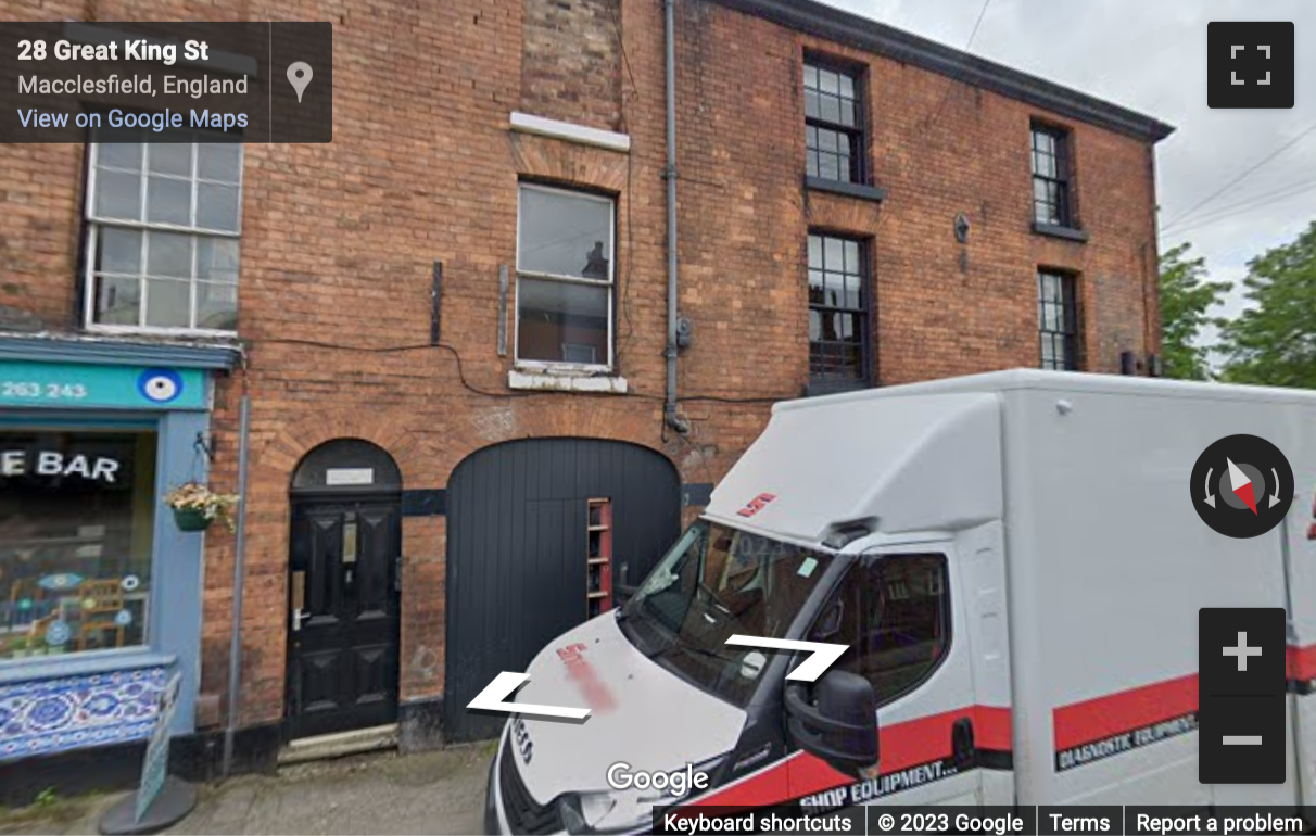 Street View image of The Vicarage, 31 Great King Street, Macclesfield, Cheshire