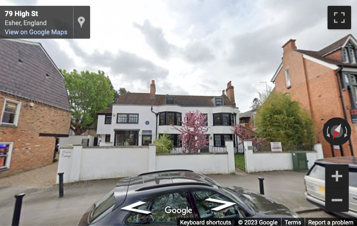 Street View image of 79A Grapes House, Esher, Surrey