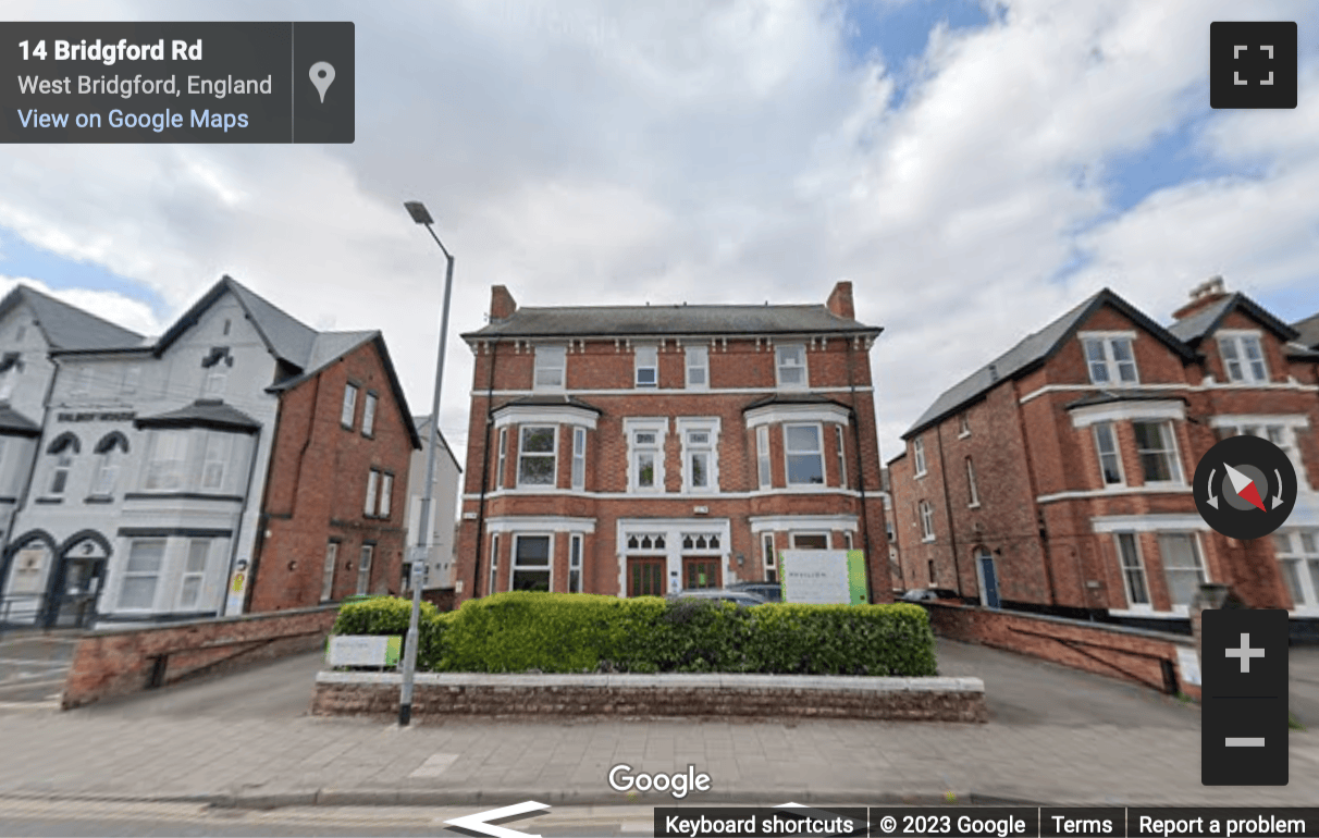 Street View image of Pavilion House, West Bridgford, Nottingham