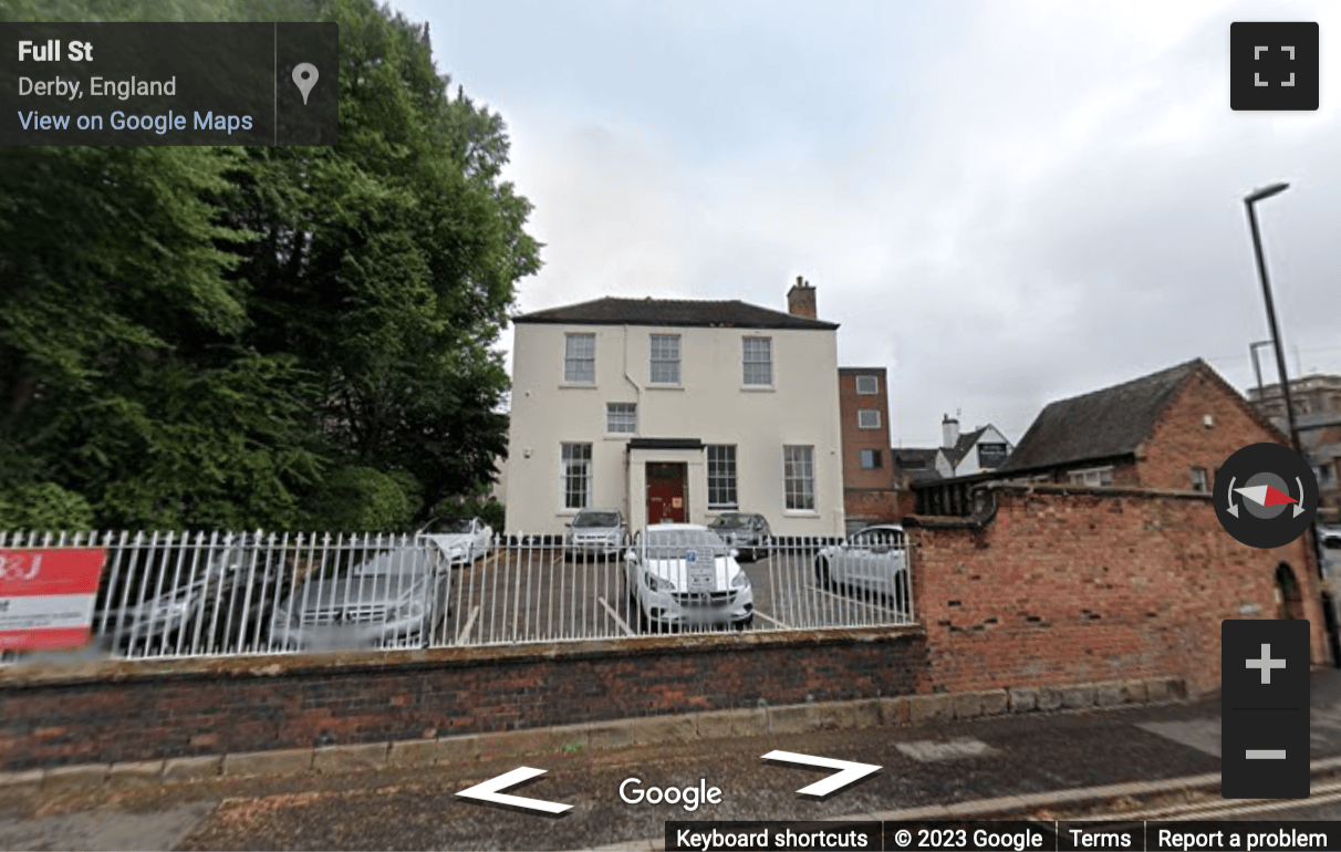 Street View image of 1 College Place, Derby