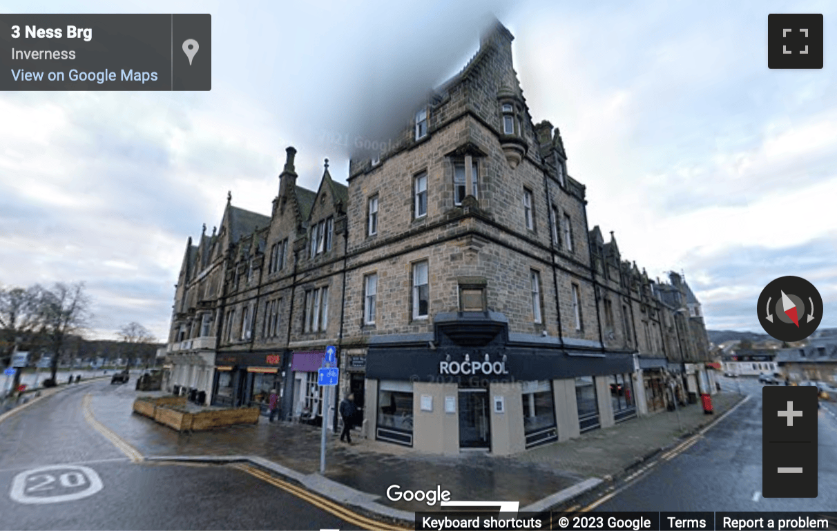 Street View image of 3 Young Street, Inverness, Highlands