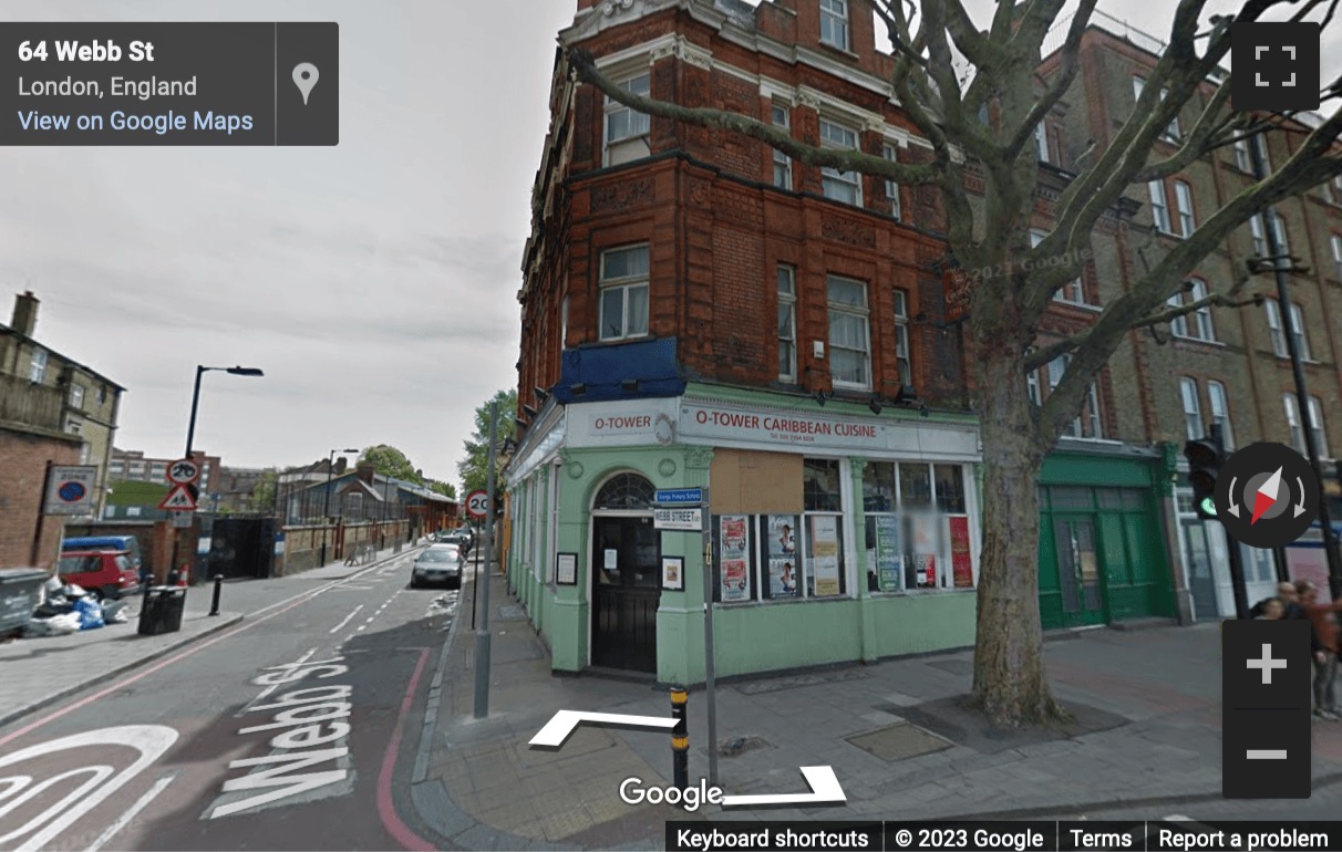 Street View image of 64 Tower Bridge Road, London