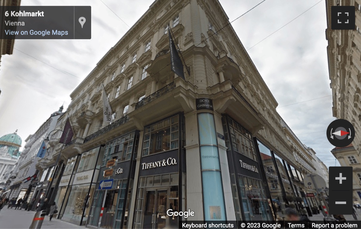 Street View image of 1st, 2nd floor, Kohlmarkt 8-10, Vienna