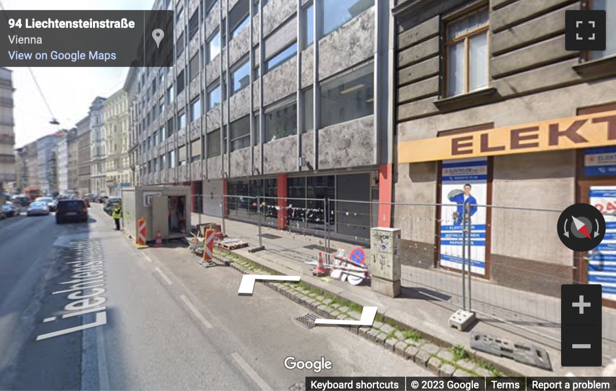 Street View image of Liechtensteinstraße 111-115, Vienna