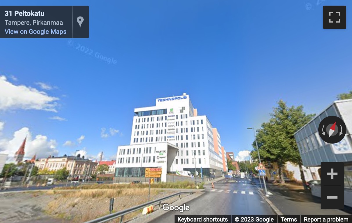 Street View image of Technopolis Asemakeskus, Peltokatu 26, Finland, Tampere