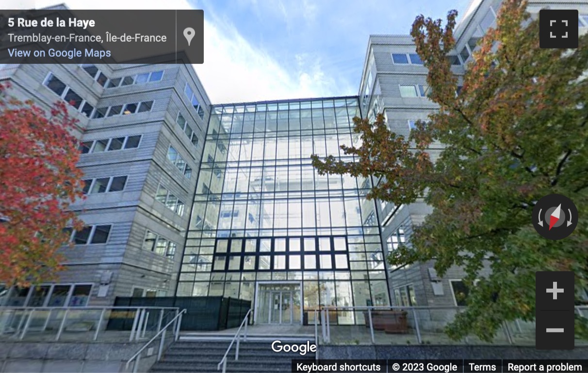 Street View image of Le Dôme, 1, rue de la Haye, BP 12910, Roissy-en-France, Val-d’Oise