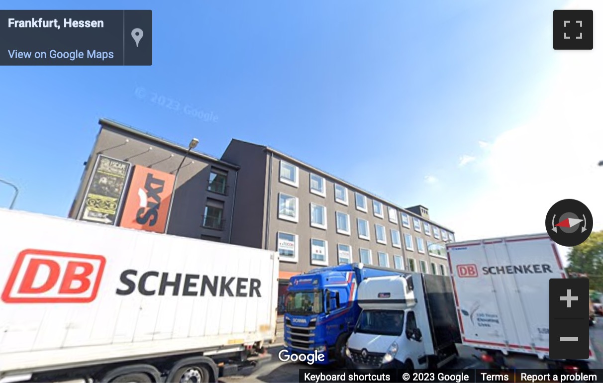 Street View image of Hanauer Landstraße 340, 1. OG links, Frankfurt, Hesse