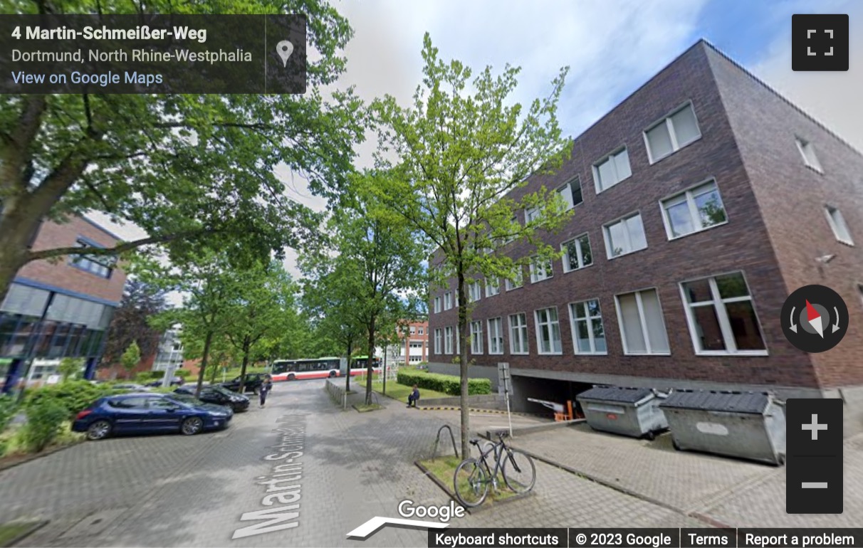 Street View image of Martin-Schmeißer-Weg 10, Dortmund, North Rhine-Westphalia