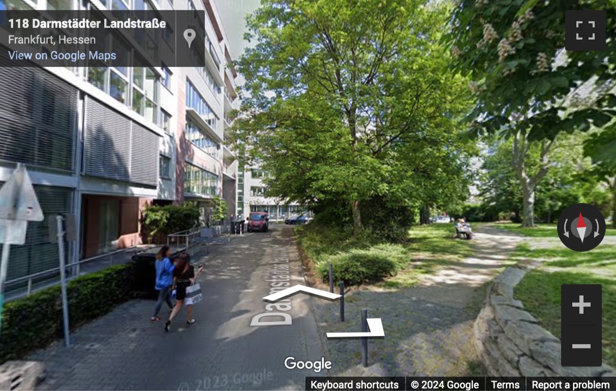 Street View image of Darmstädter Landstraße 116, Frankfurt, Hesse