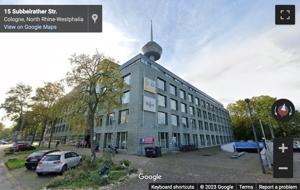 Street View image of Subbelrather Str. 15a, Cologne, North Rhine-Westphalia