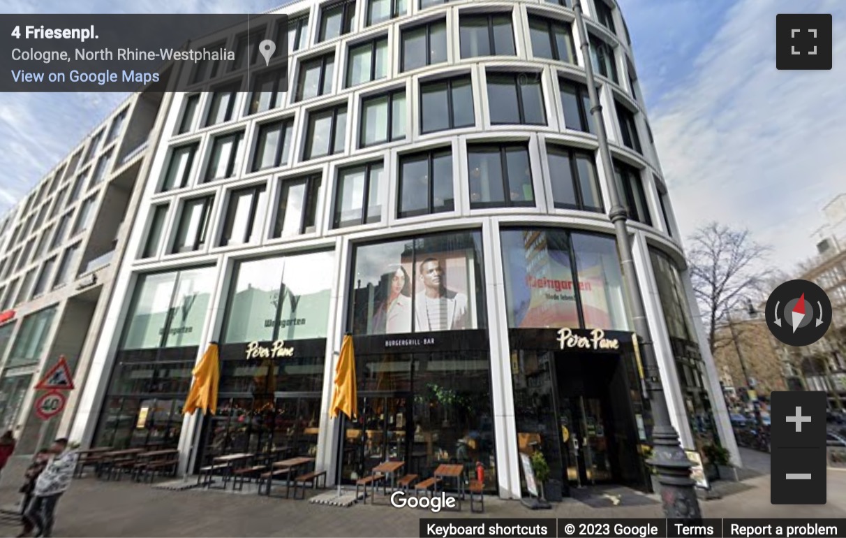 Street View image of Friesenplatz 4, Cologne, North Rhine-Westphalia