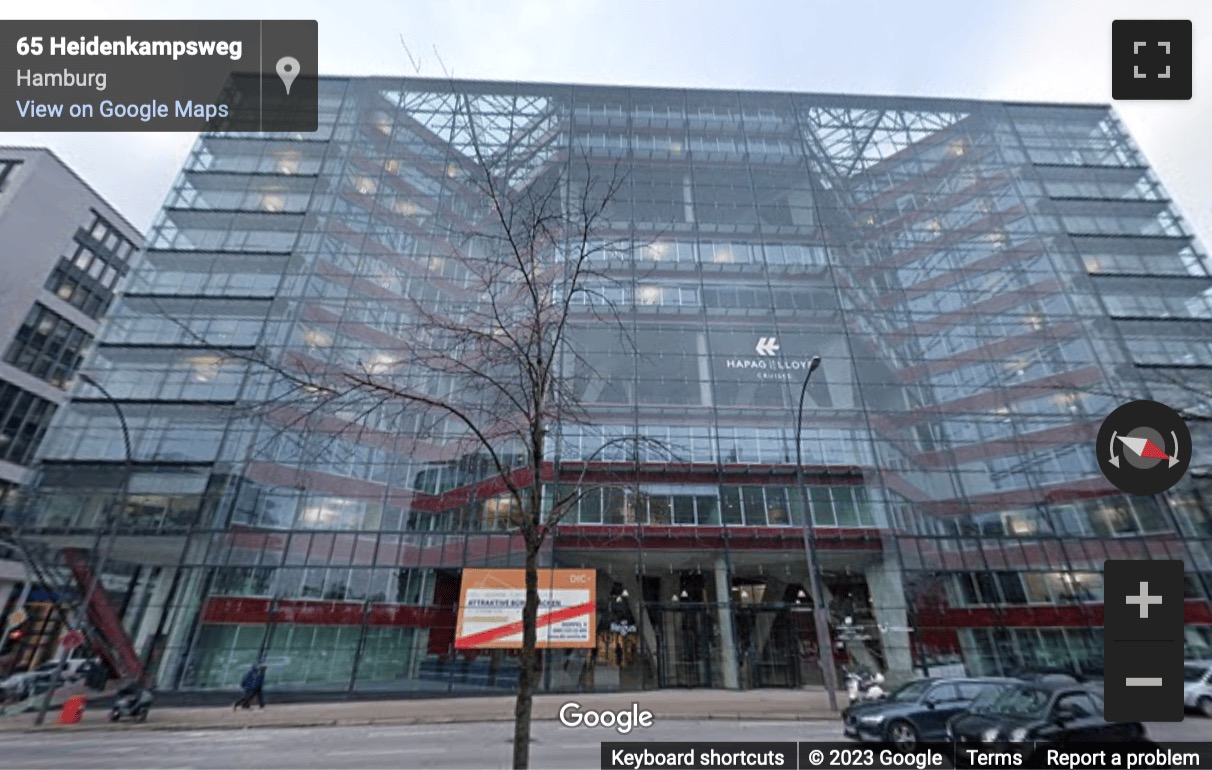 Street View image of Heidenkampsweg 58, Hamburg, Schleswig Holstein
