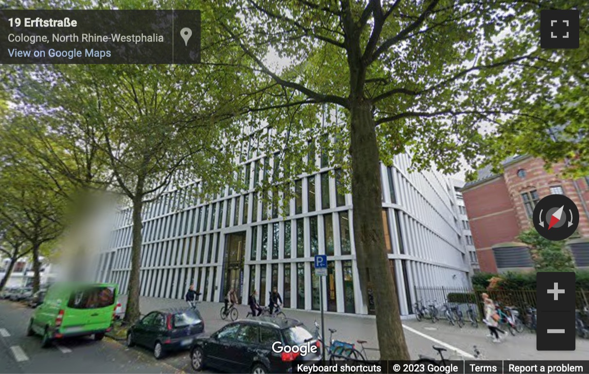 Street View image of Erftstraße 15-17, Cologne, North Rhine-Westphalia