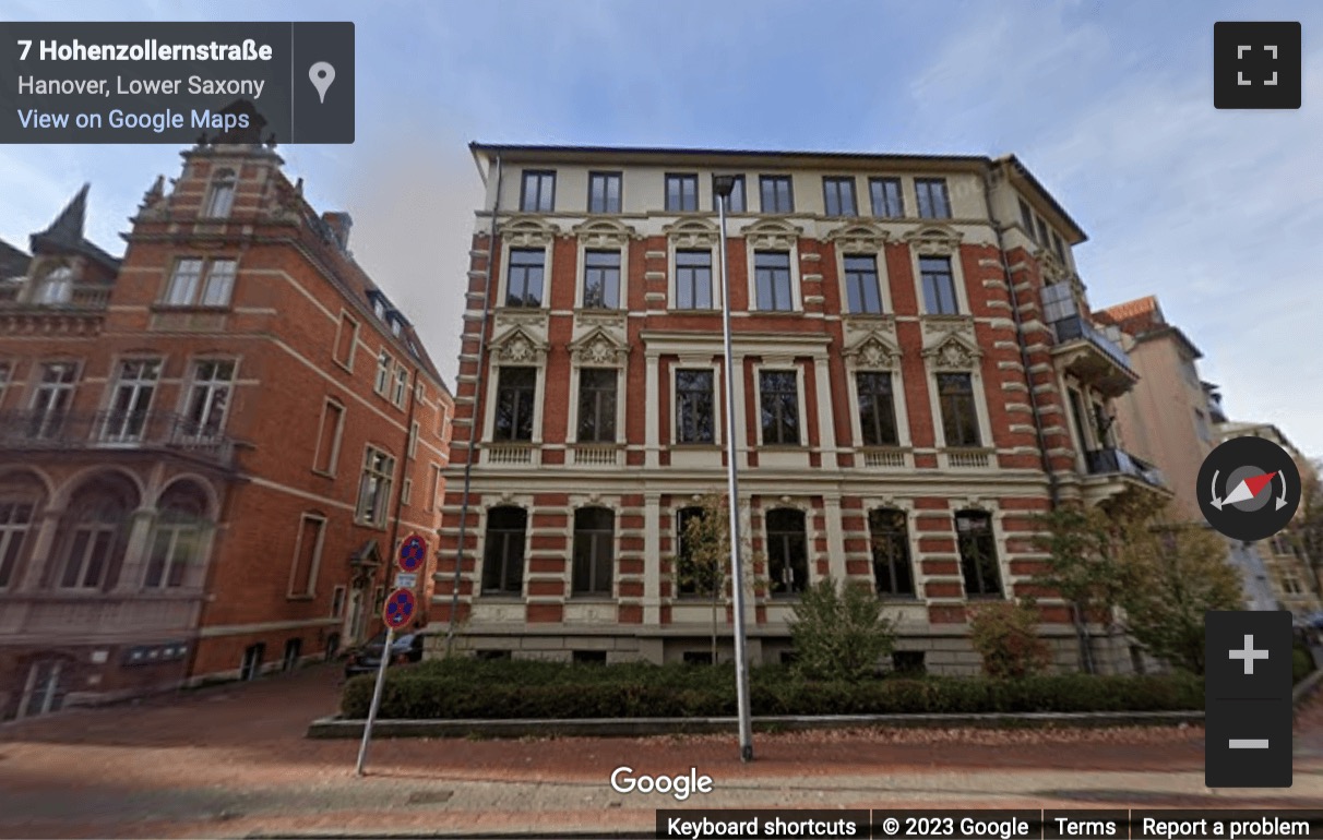 Street View image of Bödekerstraße 1, Hanover, Lower Saxony