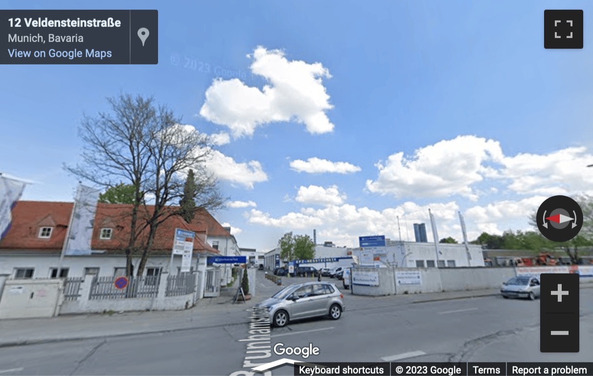 Street View image of Brunhamstraße 21, Munich, Bavaria