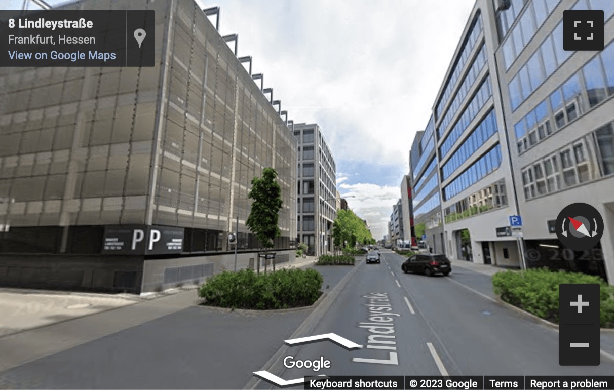 Street View image of Lindleystraße 8A, Frankfurt, Hesse