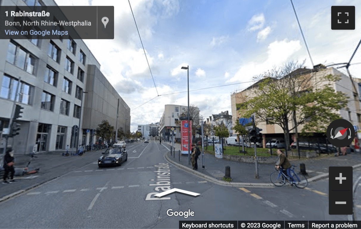 Street View image of Rabinstraße 1, Bonn, North Rhine-Westphalia