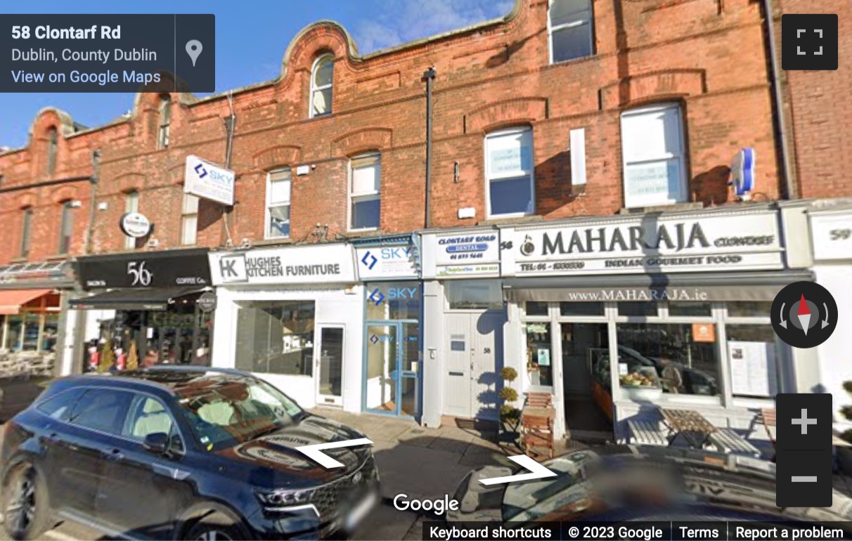 Street View image of 57 Clontarf Road, Northside, Dublin 3