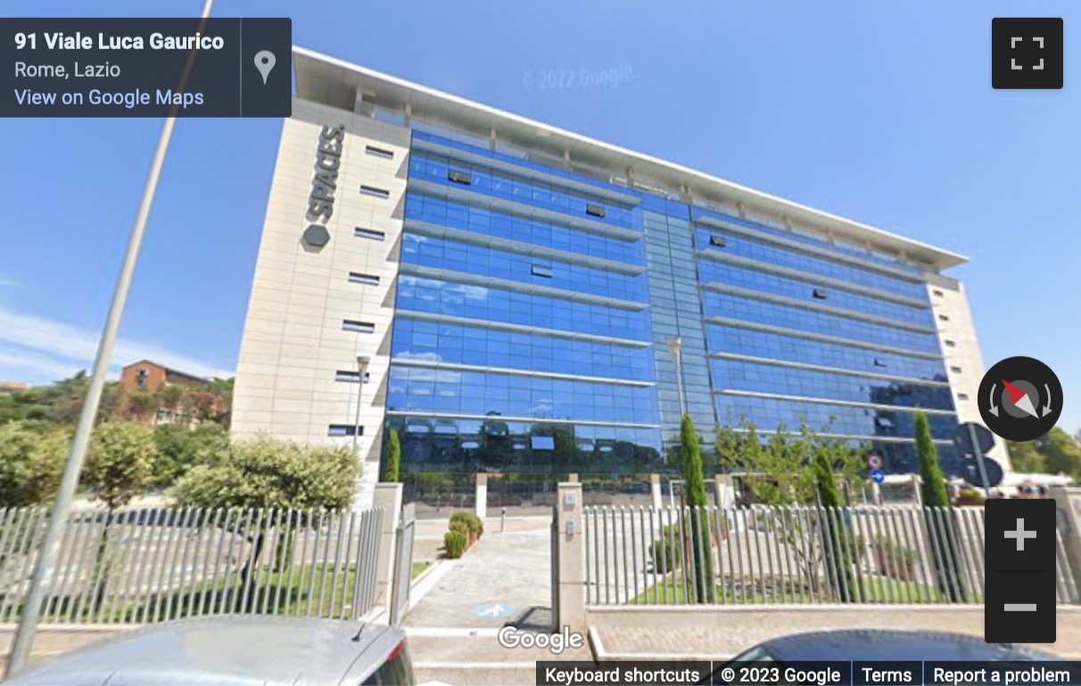 Street View image of Viale Luca Gaurico 91/93, Rome