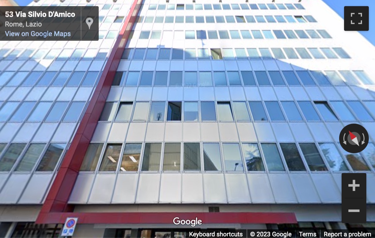 Street View image of Via Silvio D’Amico 53, Rome