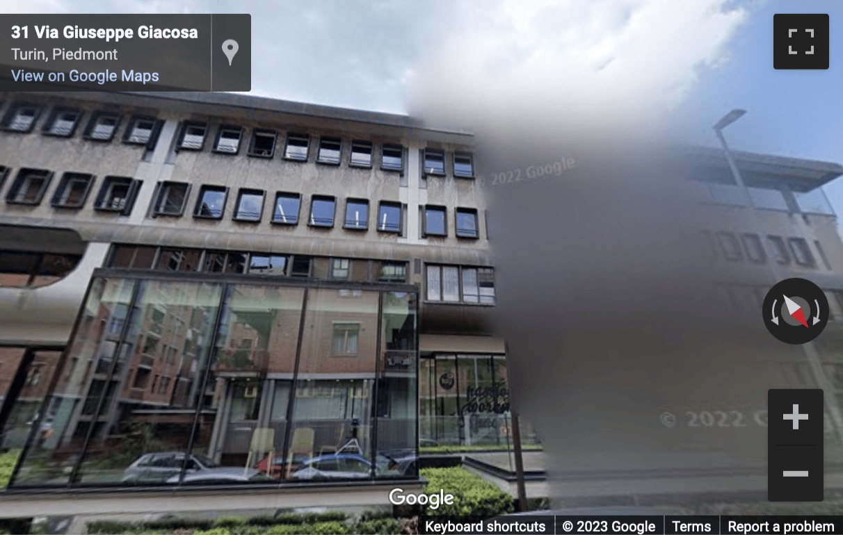Street View image of Via Giuseppe Giacosa 38, Turin