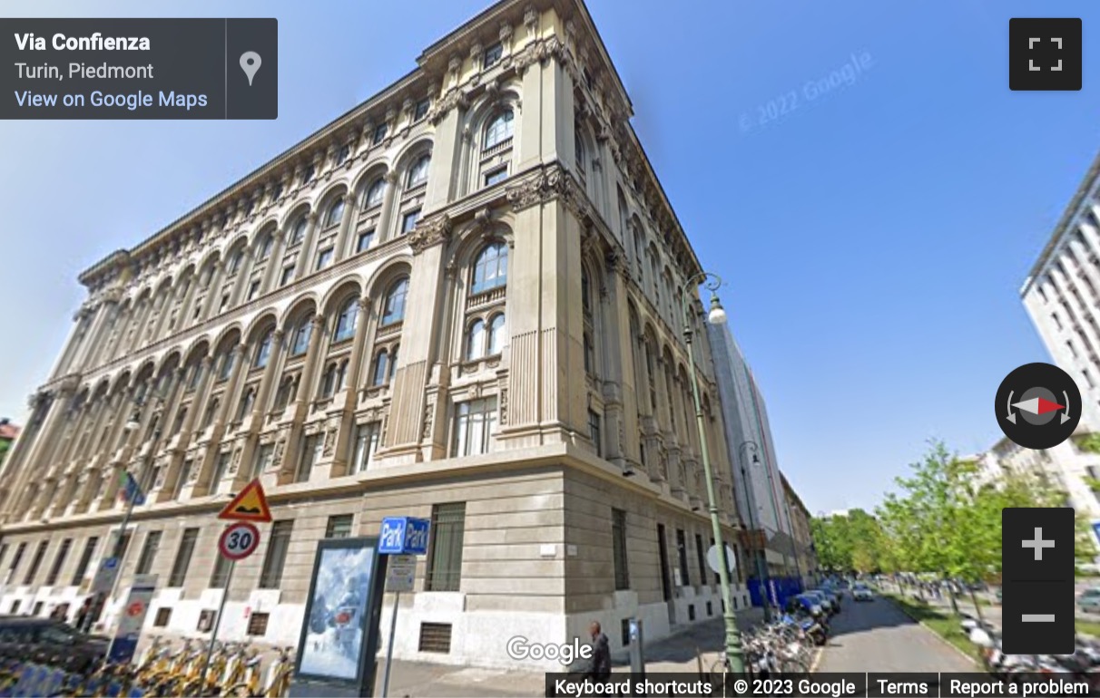 Street View image of Via Confienza N. 10, Turin
