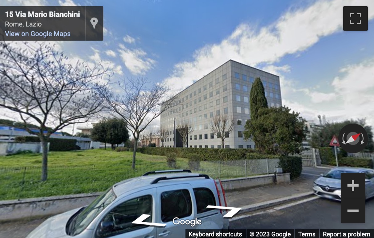 Street View image of Viale dell’Arte 25, Rome