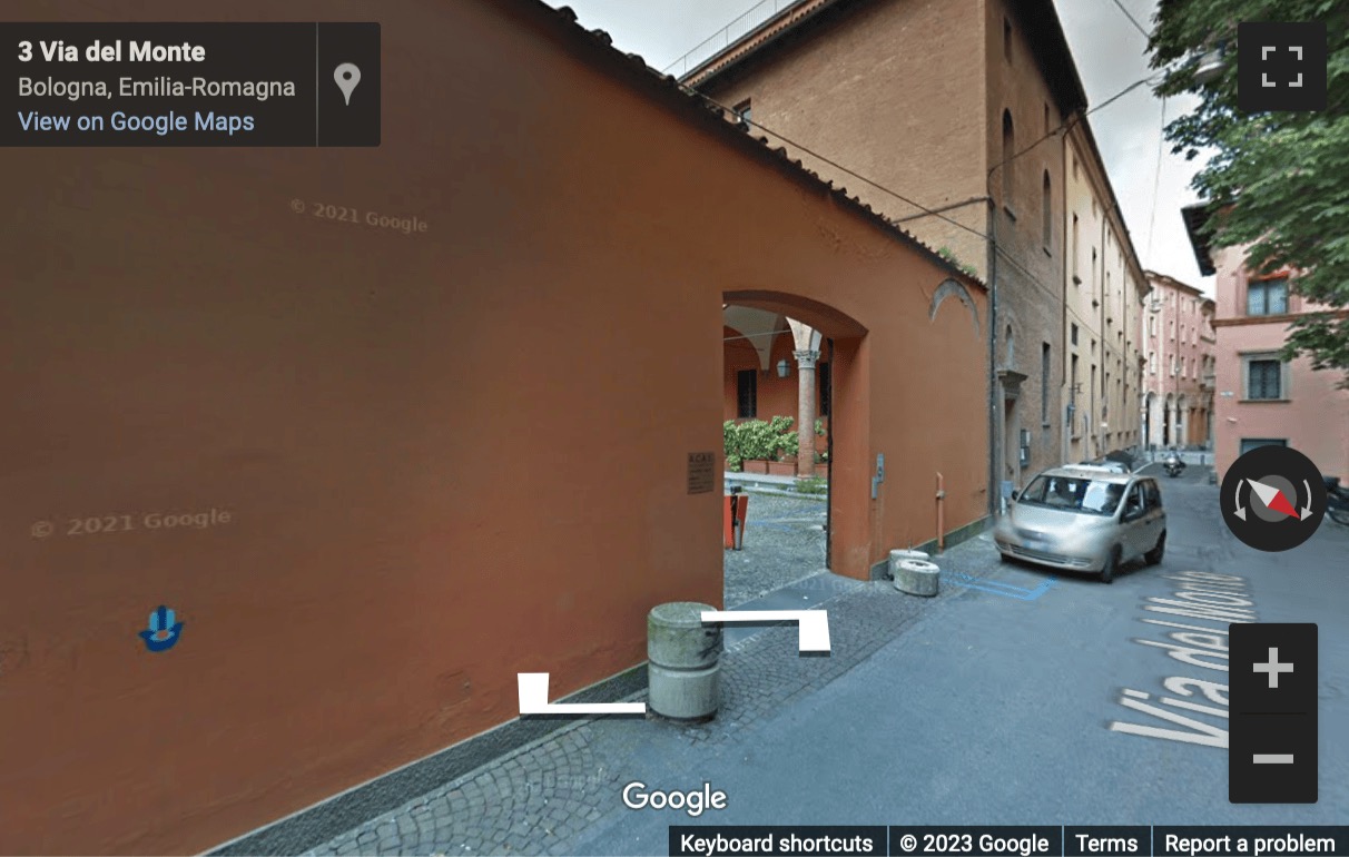 Street View image of Via del Monte, 1, BO, Bologna