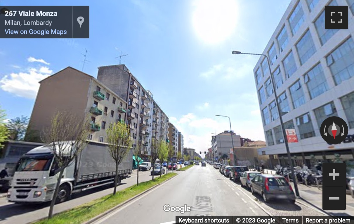 Street View image of Viale Monza, 259, Milan, Italy