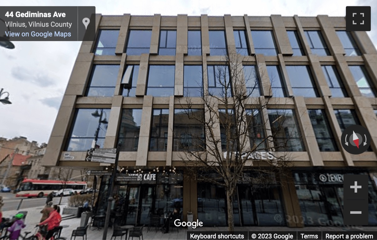 Street View image of 44A Gedimino Avenue, Vilnius
