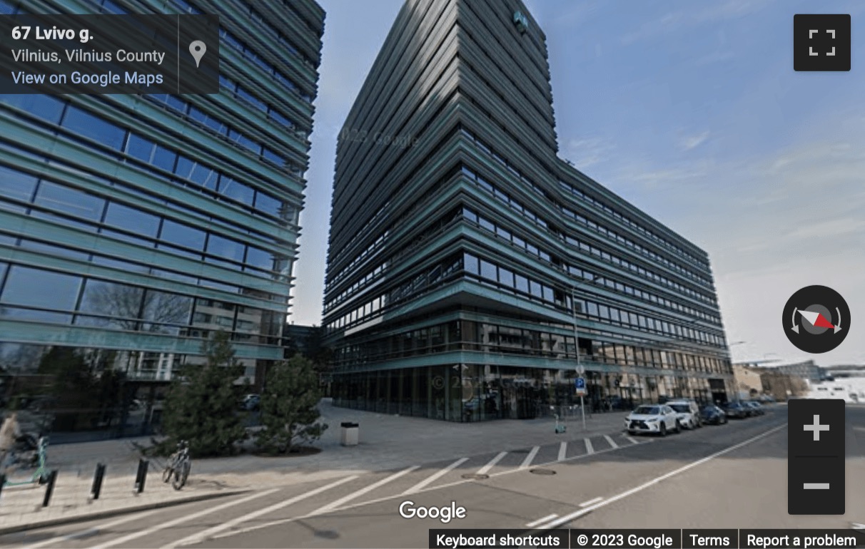 Street View image of Konstitucijos avenue 21, Vilnius