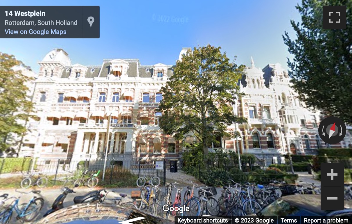 Street View image of Westplein 12, Rotterdam, South Holland