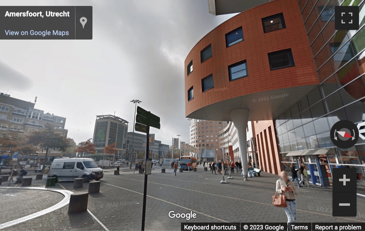 Street View image of Stationsplein 13A, Ingang De Conducteur Receptie op, 2, Amersfoort