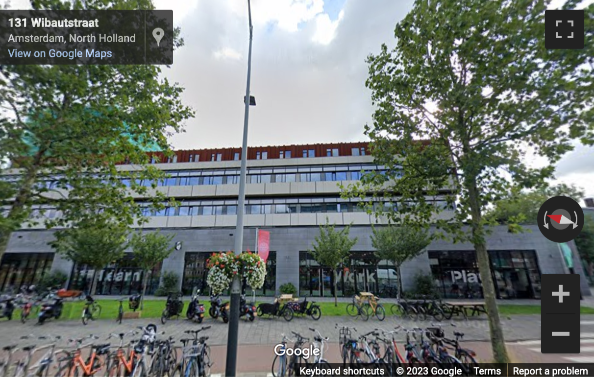 Street View image of Wibautstraat 131D, Amsterdam, North Holland