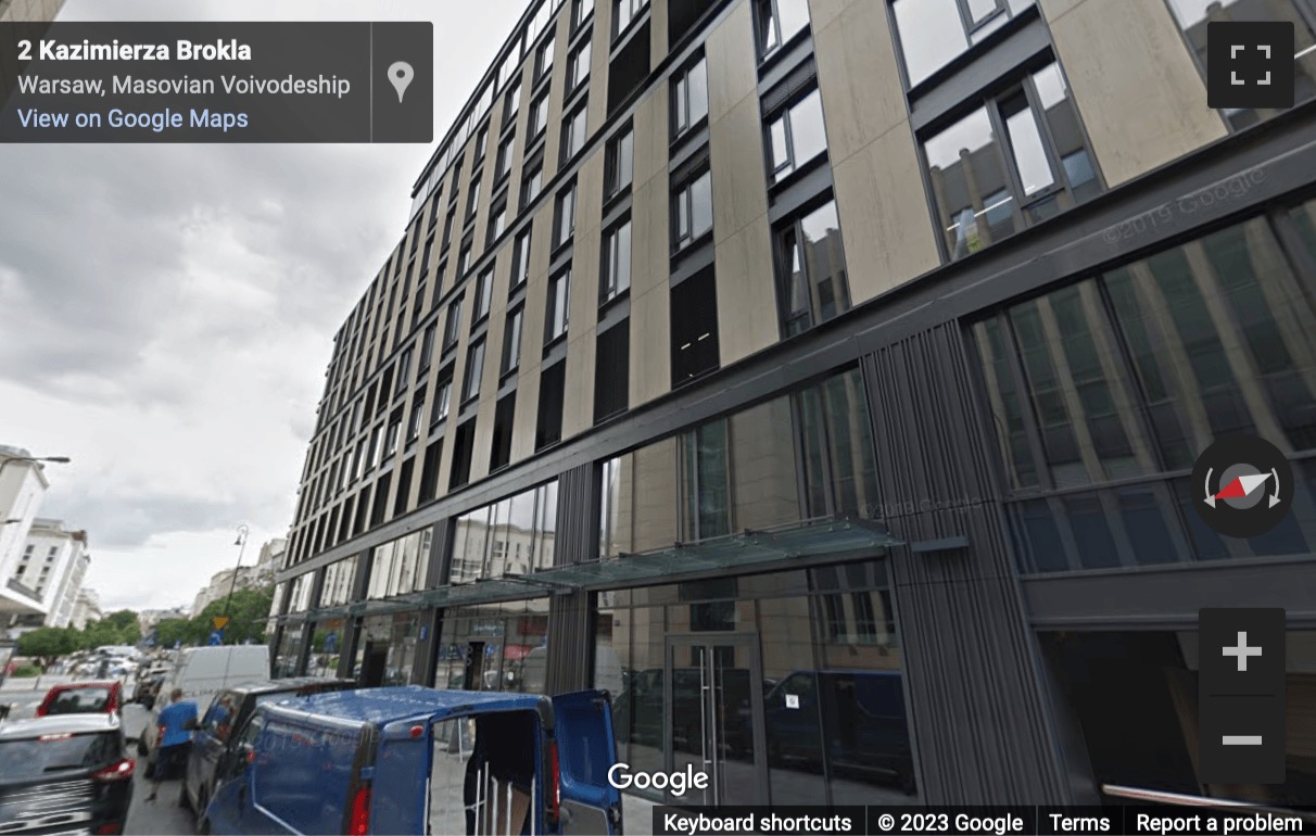 Street View image of Przeskok 2 Street, Warsaw
