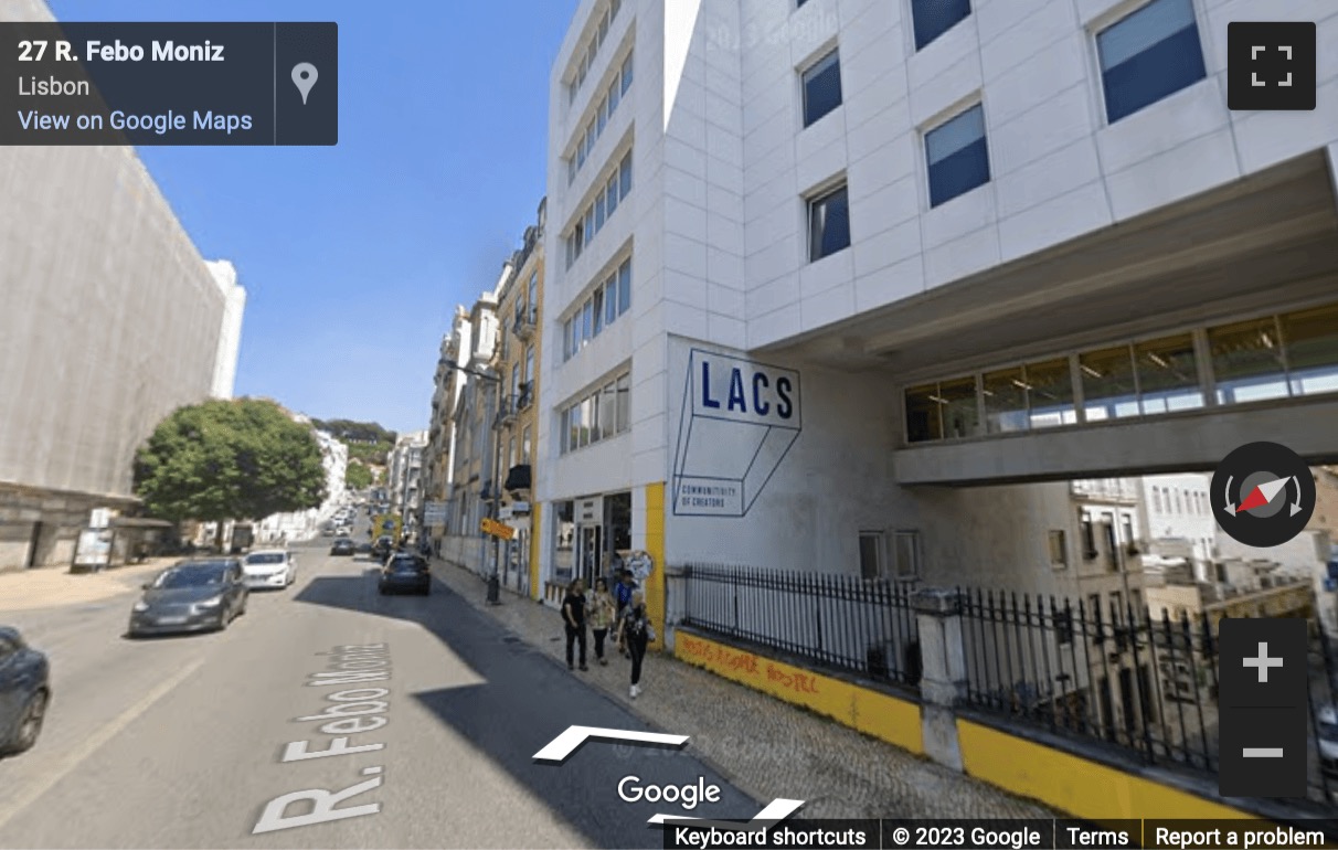 Street View image of Rua Febo Moniz, 27B, Lisbon