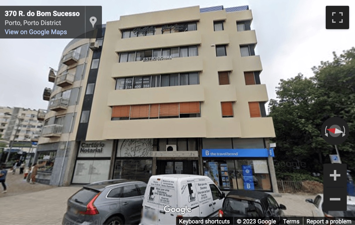 Street View image of Rua do Bom Sucesso 372, Porto