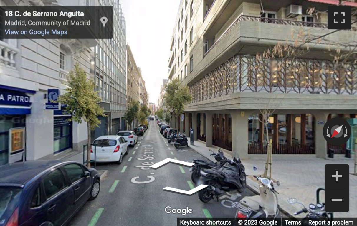 Street View image of Calle Serrano Anguita, 13, Madrid