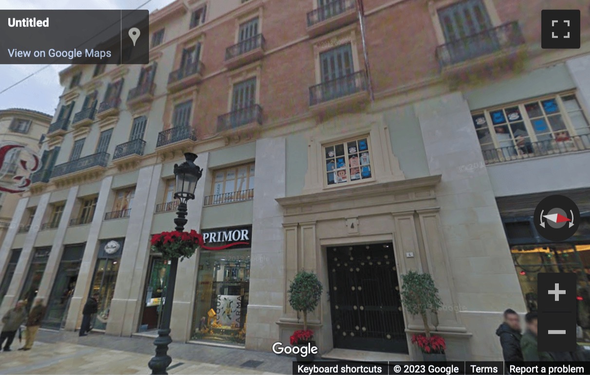 Street View image of Marqués de Larios, 4, Malaga Centro