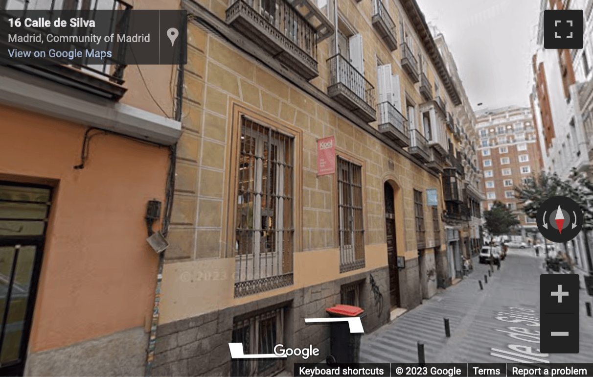 Street View image of Calle de Silva 14, bajos, 28004, Madrid