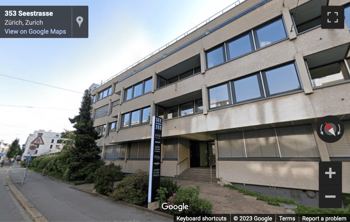 Street View image of Seestrasse 353, Wollishofen, Zurich