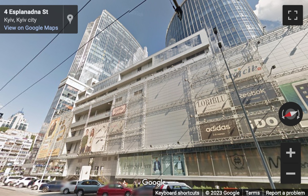 Street View image of 17th floor, Sportivnaya sq, Kiev