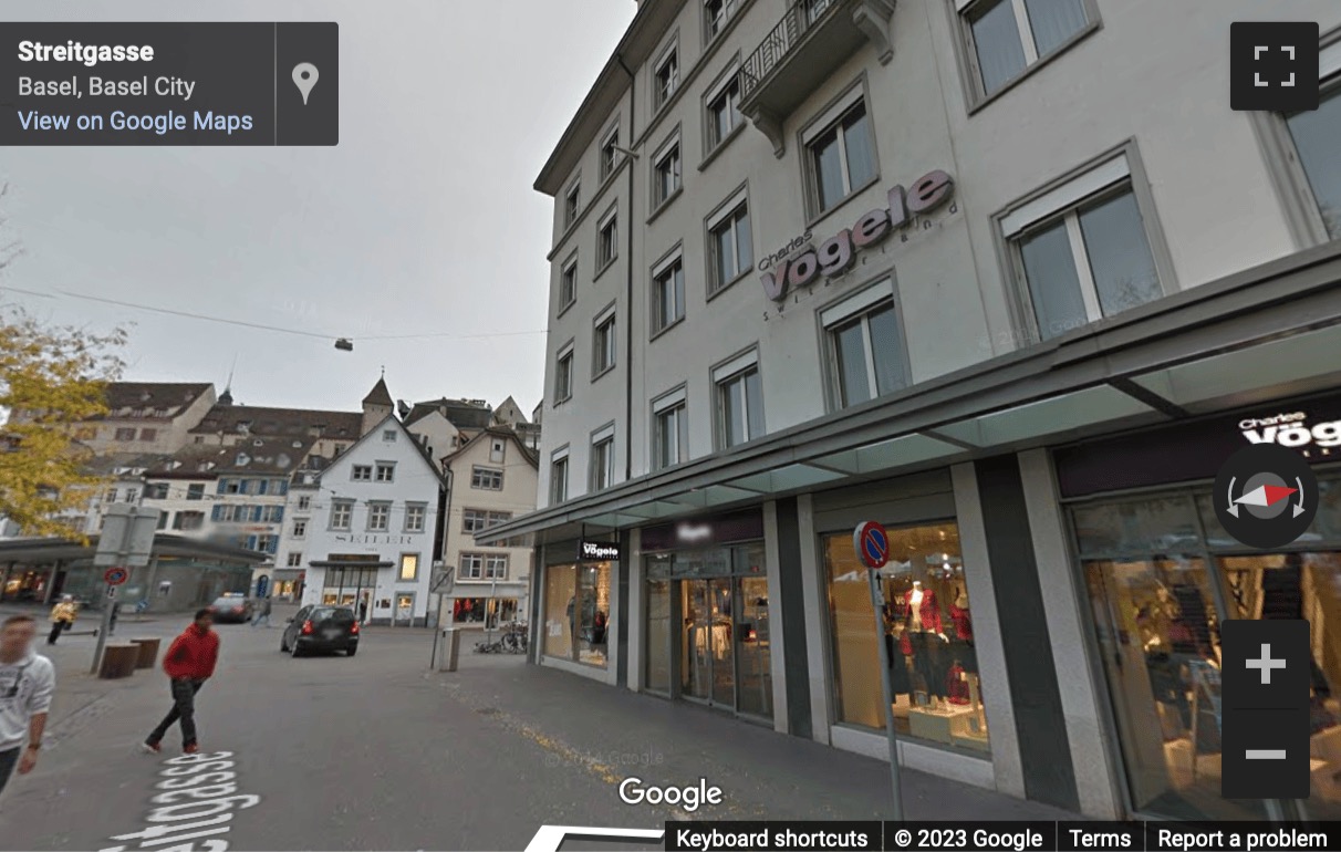 Street View image of Barfüsserplatz 3, Basel