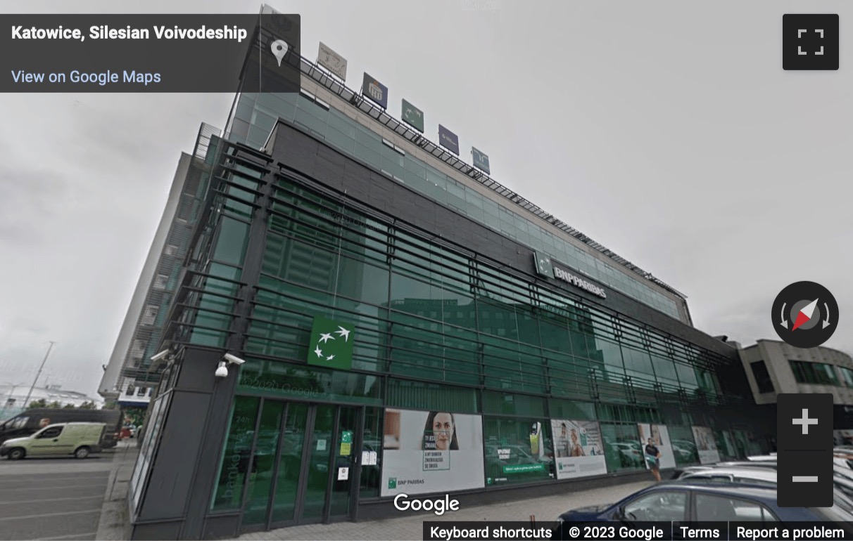 Street View image of Chorzowska Street 6, 5th floor, Katowice