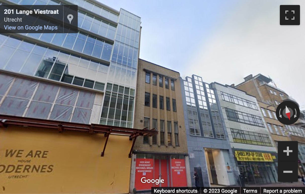 Street View image of Lange Viestraat 2a-g, Utrecht