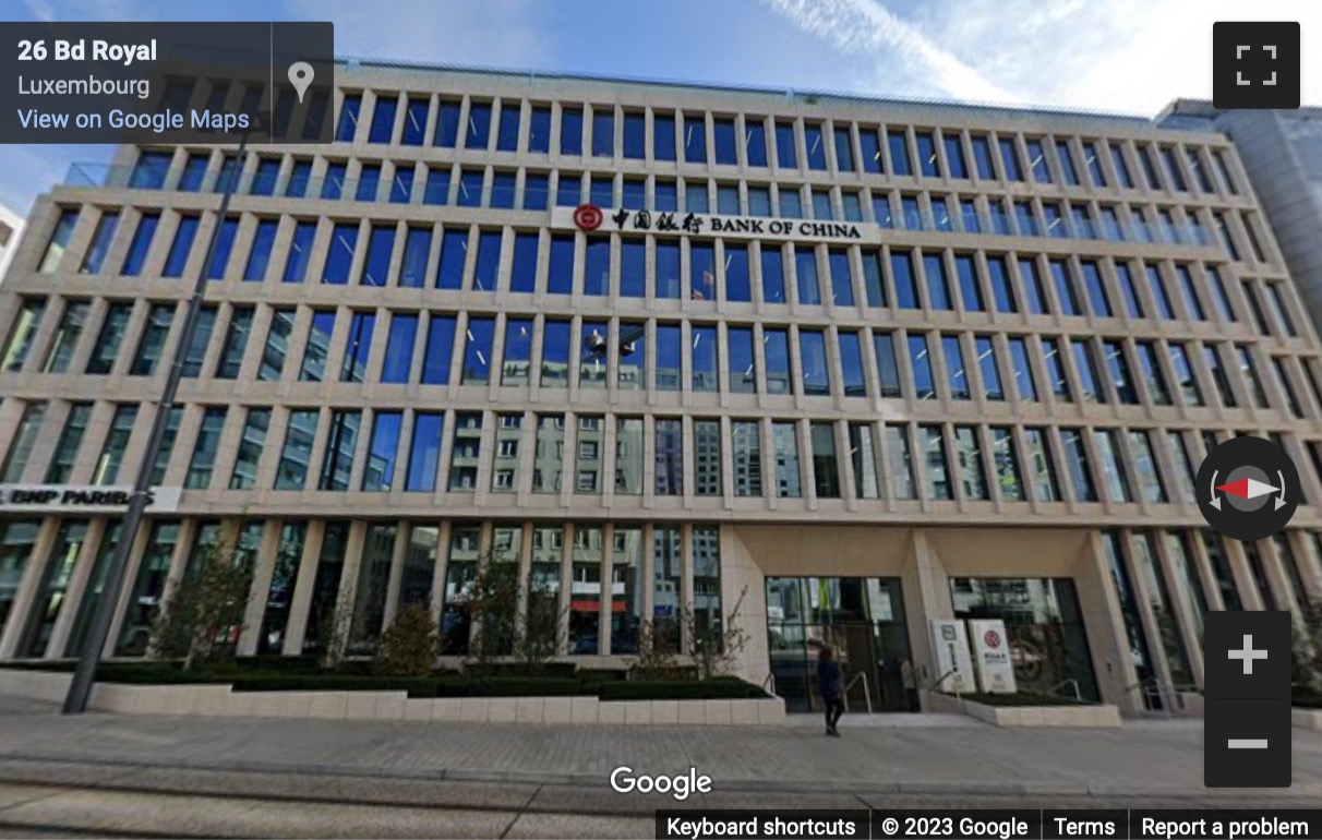Street View image of 53 Boulevard Royal, Luxembourg city
